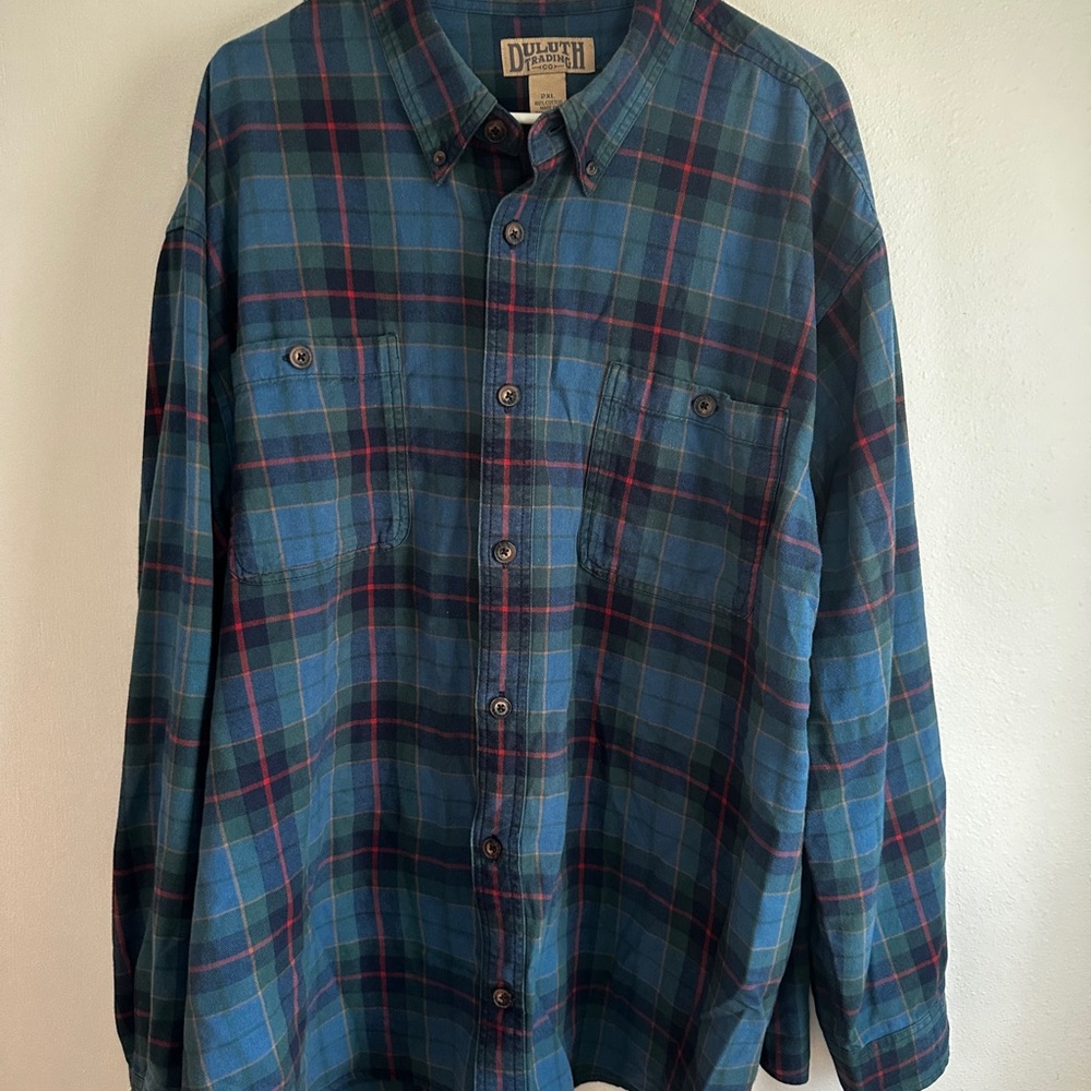 Duluth Plaid Flannel 2XL
